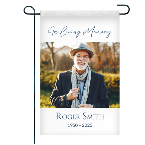 Show details for In Loving Memory Garden Flag