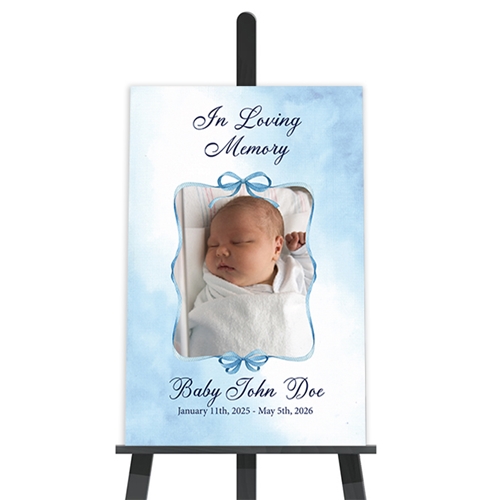 Show details for Baby Boy Funeral Poster