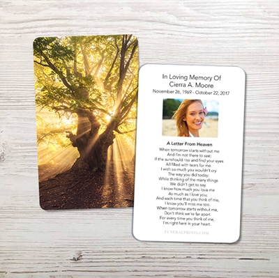 Show details for Magical Old Tree Memorial Card