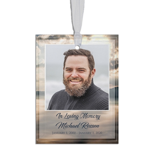 Show details for Sunrise Rectangle Ornament