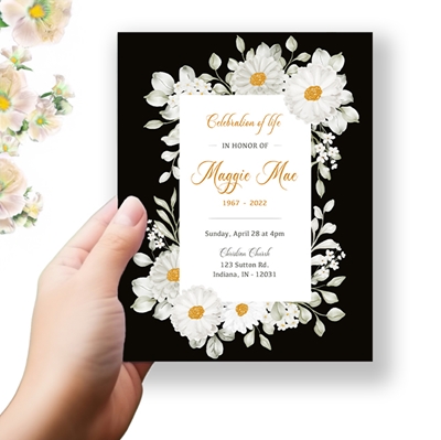 Show details for White Floral Program 