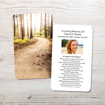 Show details for Forest of Hope Memorial Card