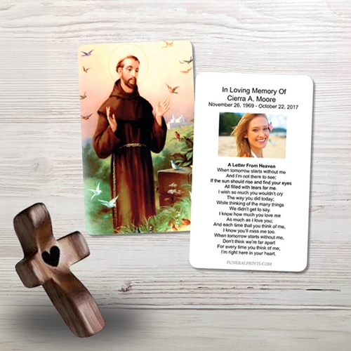 Show details for St. Francis 2 Memorial Card