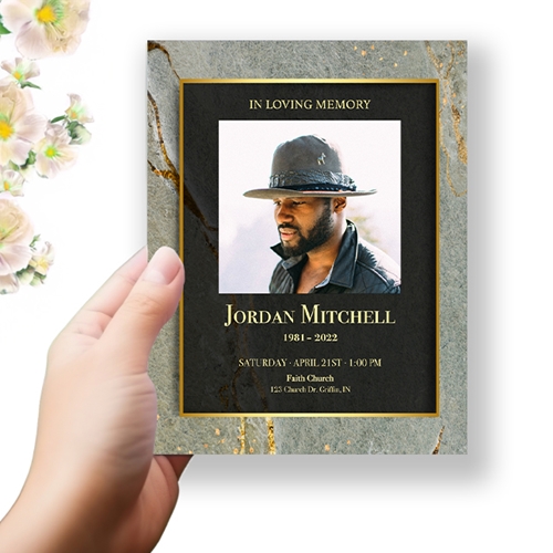Show details for Gray Gold Marble Program 