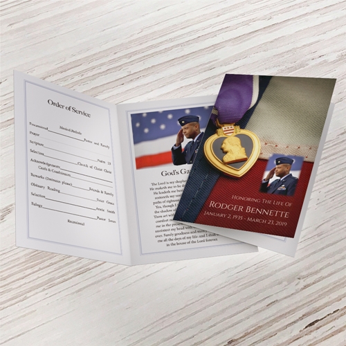 Picture of Purple Heart Program (8.5x11)