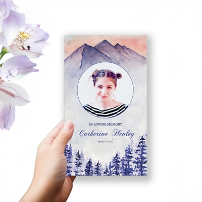 Show details for Blue Trees Trifold Program 