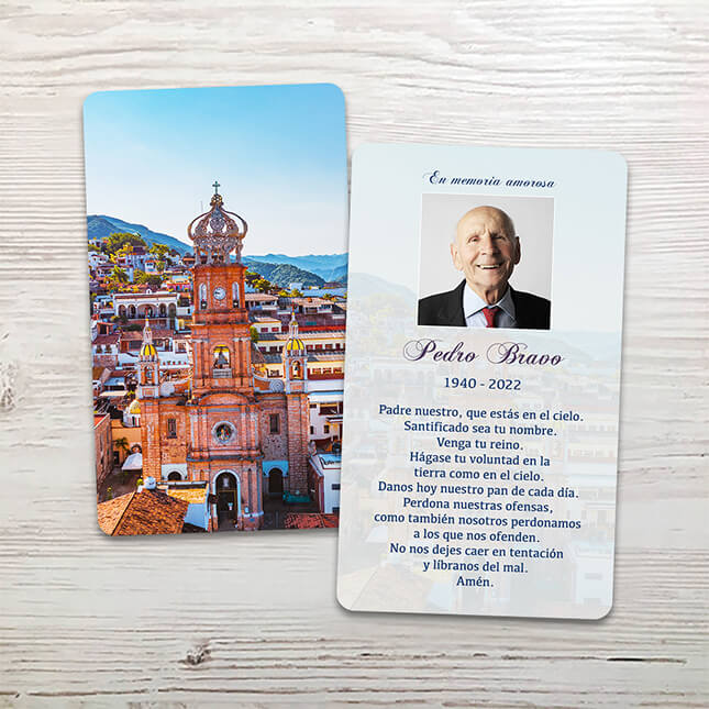 Show details for Parroquia de Nuestra Señora de Guadalupe Spanish Memorial Card