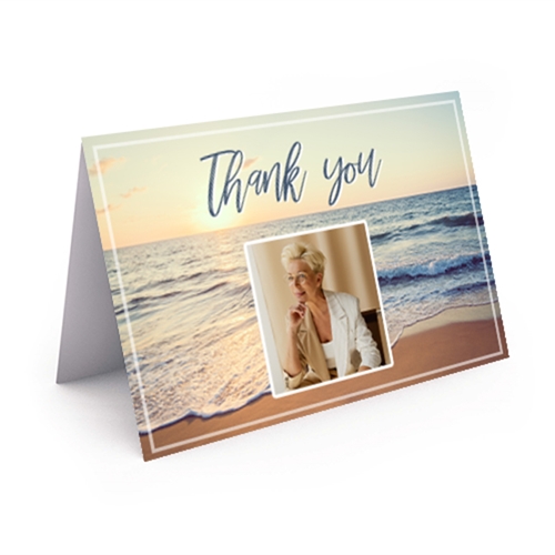Show details for Sunset Scenery Thank You Card