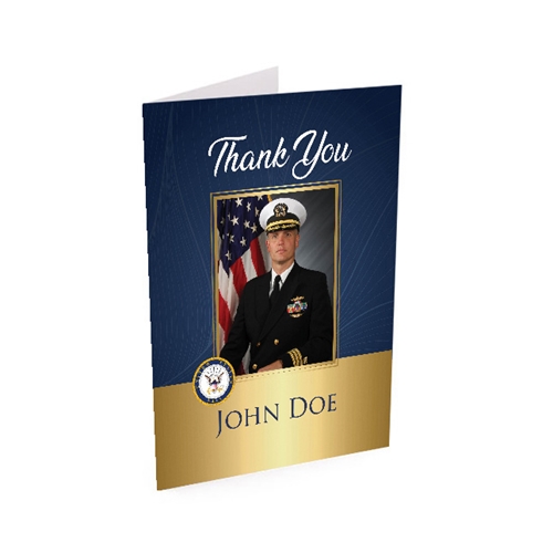 Show details for US Navy Thank You Card