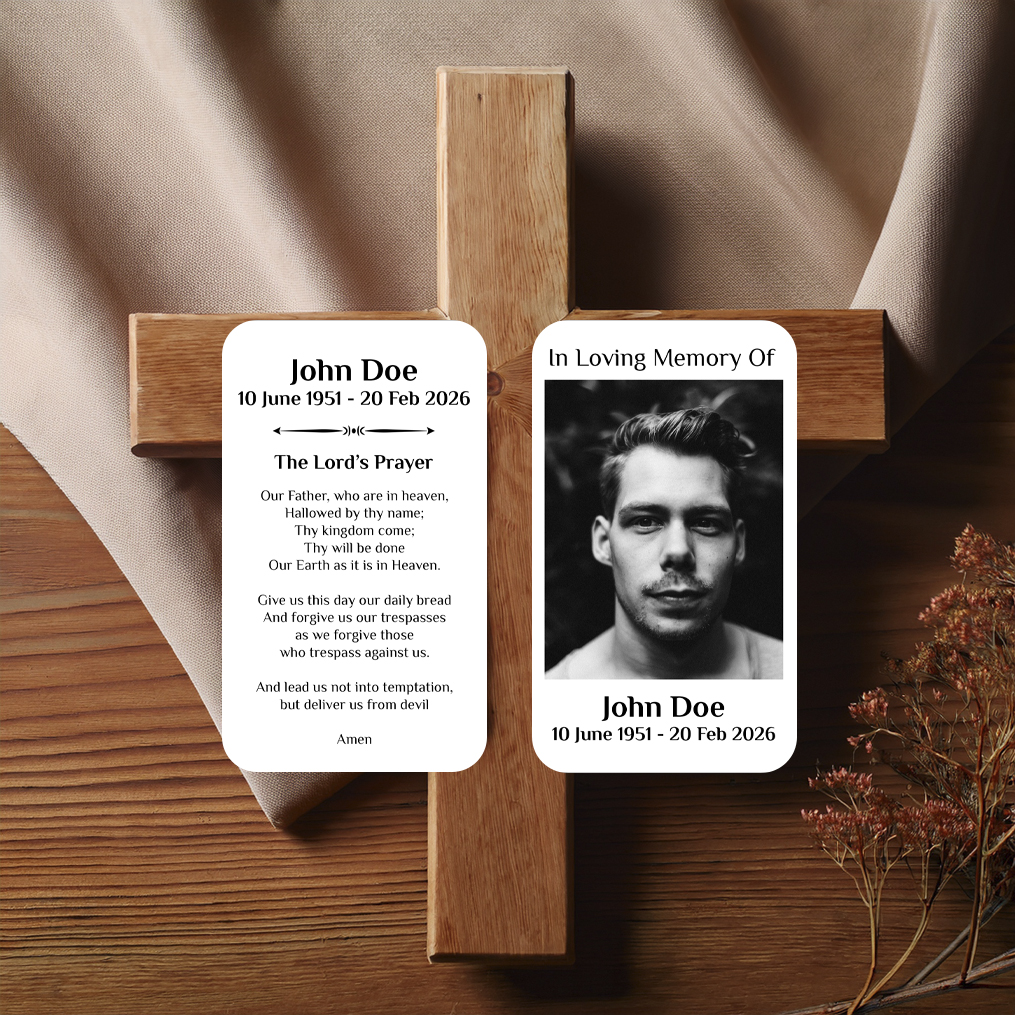 Show details for In Loving Memory Classic Memorial Card