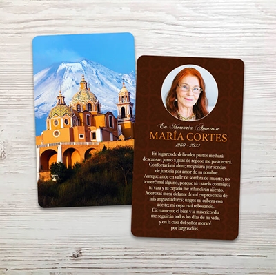 Show details for Church Spanish Memorial Card