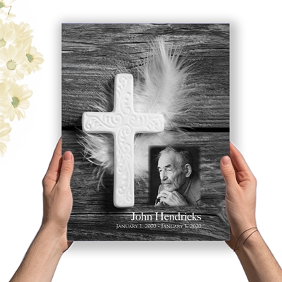 Show details for Feather Cross Premium Program (8.5x11)