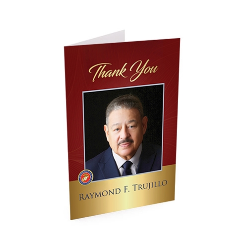 Show details for US Marines Thank You Card