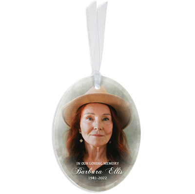 Show details for Stars Oval Ornament