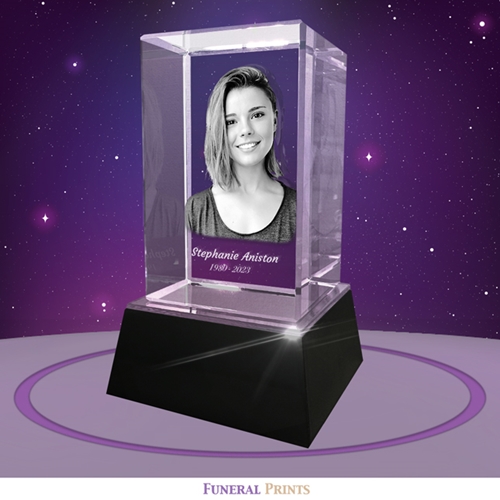 Show details for 3D Cube Crystal - PHOTO & TEXT