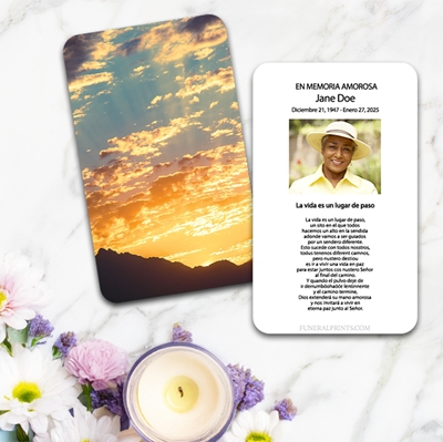 Show details for A New Day Spanish Prayer Card