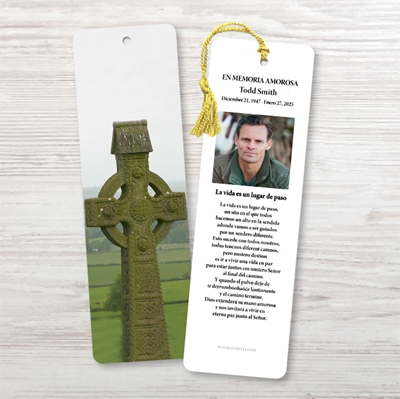 Show details for Celtic Cross Spanish Bookmark