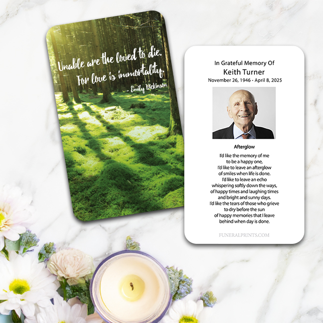 Show details for Love Is Quote Prayer Card