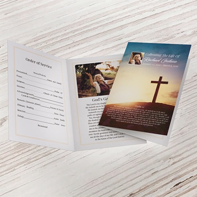 Show details for Rising Cross Premium Program (8.5x11)