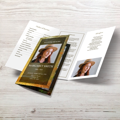 Show details for Fall Scenery Trifold Program (MegaEdit)
