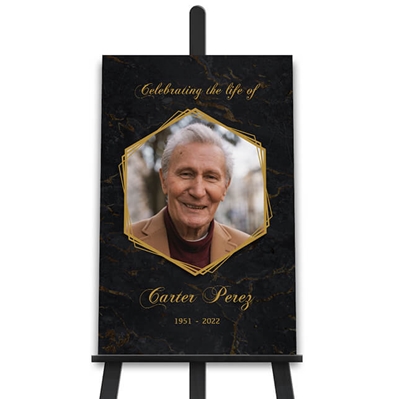 Show details for Black Marble Memorial Package