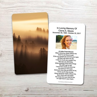 Show details for Spruce Memorial Card