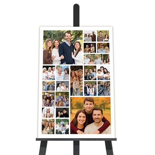 Show details for 22 Photo Portrait Collage Poster