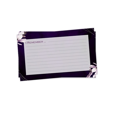 Show details for Purple Lilies Memorial Package