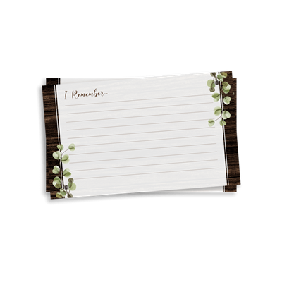 Show details for Rustic Brown Remember Card