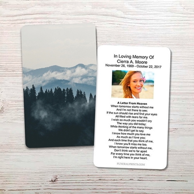 Show details for Blue Mountains Memorial Card