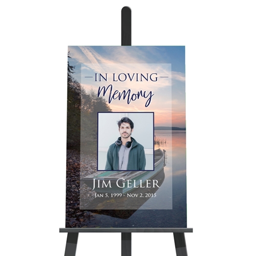 Show details for Lake Sunrise Funeral Poster