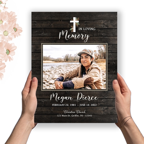 Show details for Rustic Religious Program (8.5x11) 