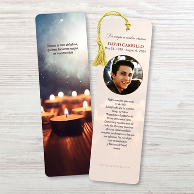 Show details for Candle Spanish Bookmark