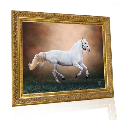 Show details for Framed Memorial Portrait - Horse with Choice of Backgrounds