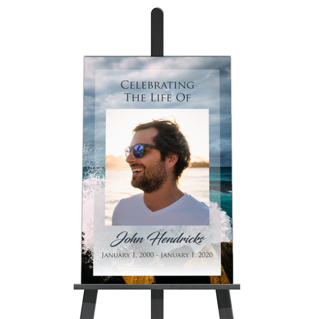 Show details for Crashing Waves Poster