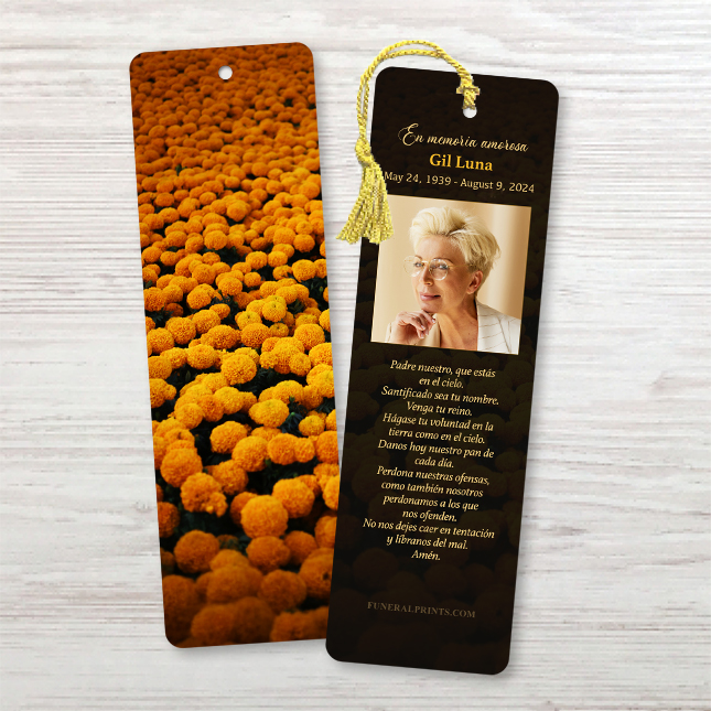 Show details for Cempasúchil Spanish Bookmark