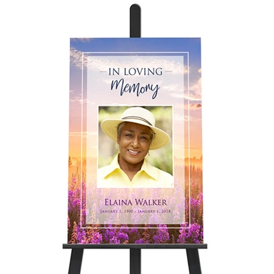 Show details for Purple Fields Poster