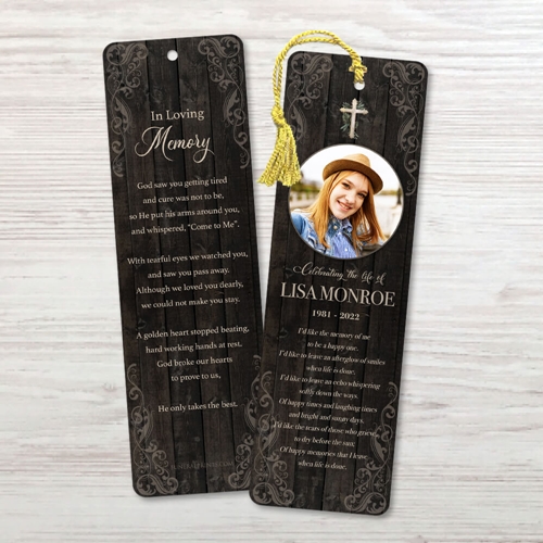 Picture of Rustic Light Brown Bookmark
