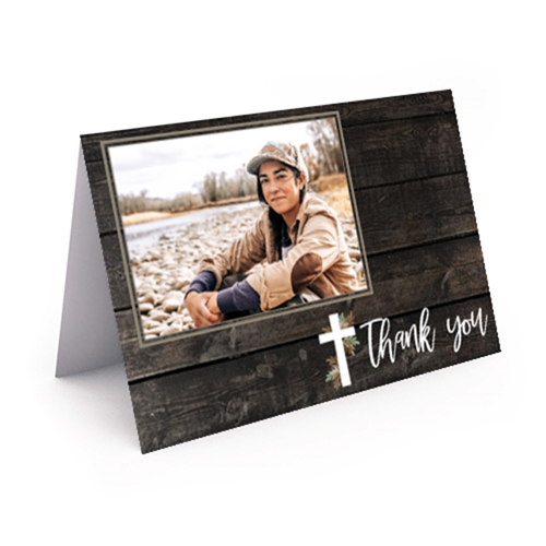 Show details for Rustic Religious Thank You Card