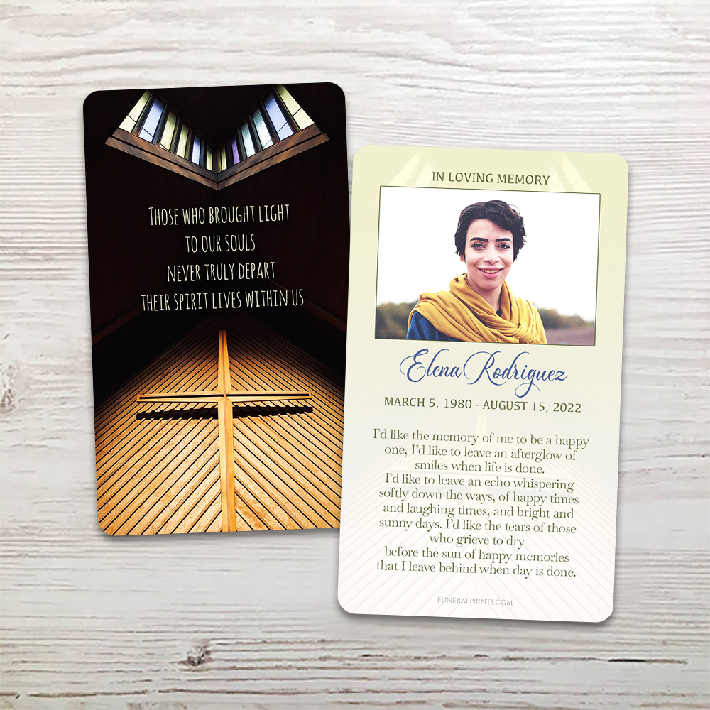 Show details for Lutheran English Memorial Card