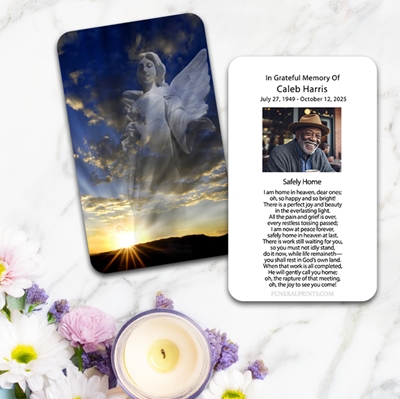 Show details for Hope and Love Angel Spanish Prayer Card