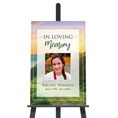 Show details for Mountain Rainbow Memorial Poster