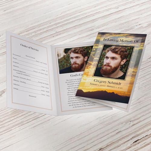 Show details for A New Day Funeral Program (MegaEdit)