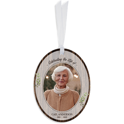 Show details for Rustic Brown Oval Ornaments