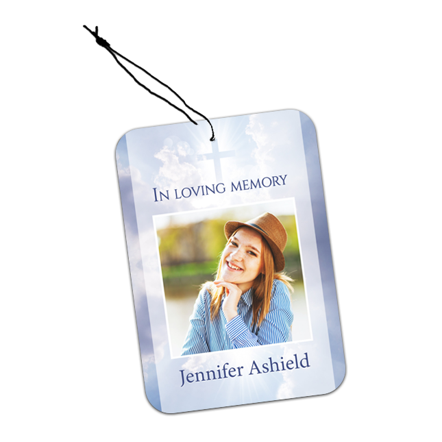 Show details for Cross in Clouds Air Freshener