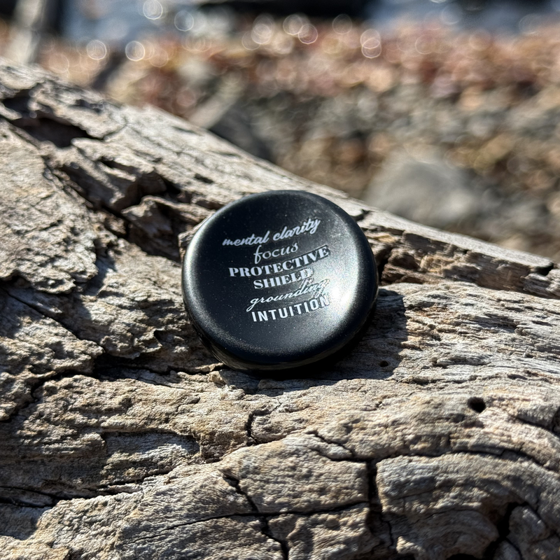 Show details for Mental Clarity Black Obsidian Worry Stone