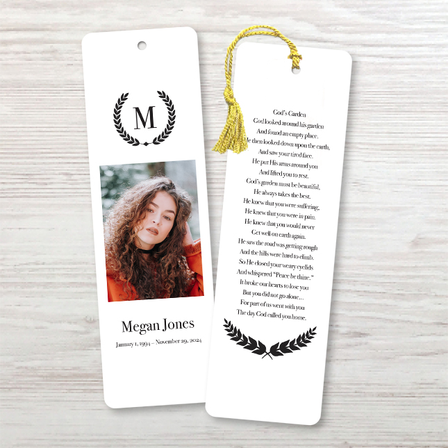 Show details for Monogram Bookmark