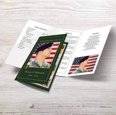 Show details for US Army Trifold Program