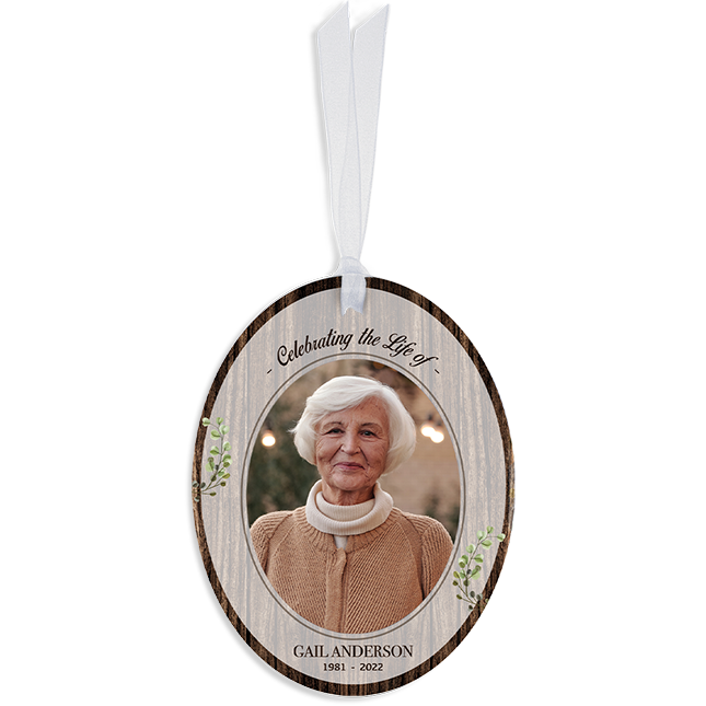 Show details for Rustic Brown Oval Ornaments