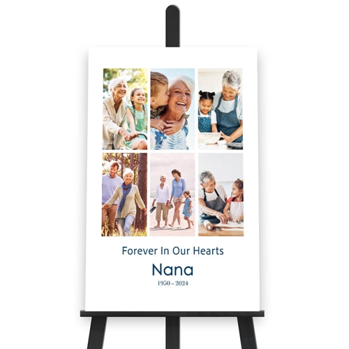 Show details for 6 Portrait Collage Poster